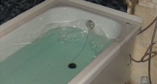 Установкой акрилового вкладыша | Осташёво